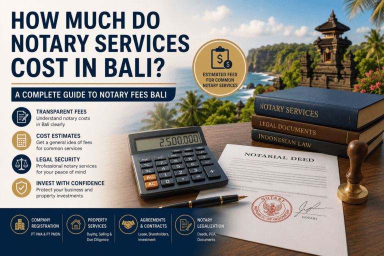 Notary Fees Bali: How Much Do Notary Services Cost in Bali A Complete Guide to Notary Fees - Bali Legal ID