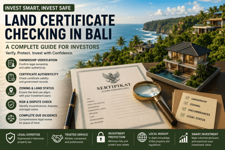 Land Certificate Checking Bali A Complete Guide for Property Investors - Bali Legal ID