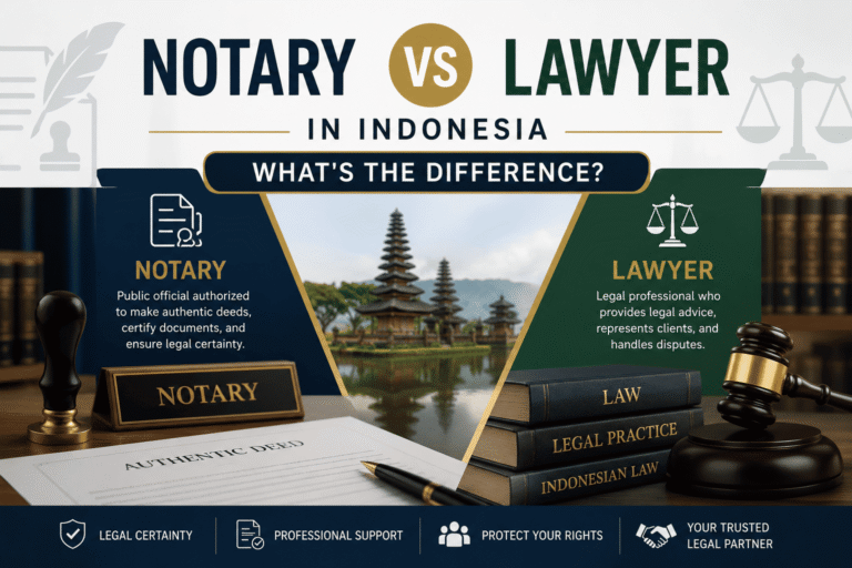 Notary vs Lawyer in Indonesia What's the Difference- Bali Legal ID