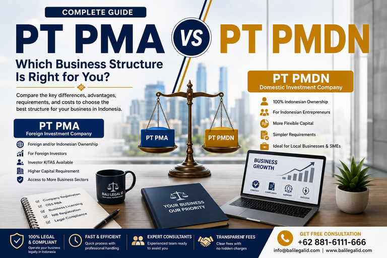 PT PMA vs PT PMDN Which Business Structure Is Right for You-Bali Legal ID