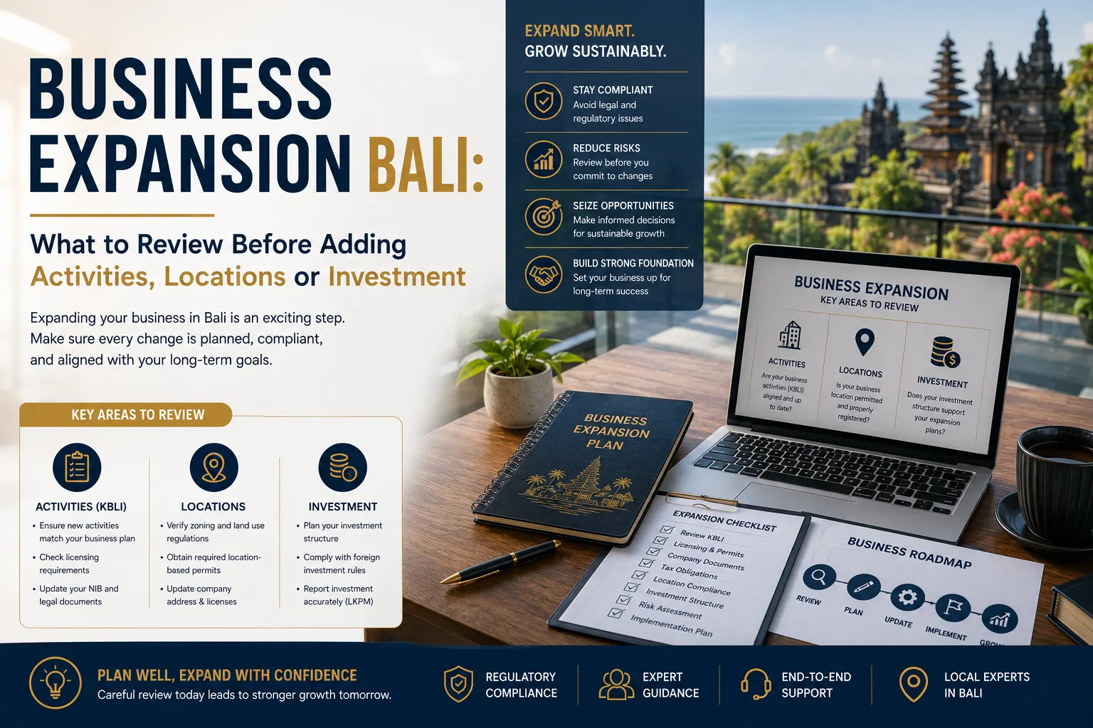 Business Expansion Bali What to Review Before Adding Activities, Locations or Investment