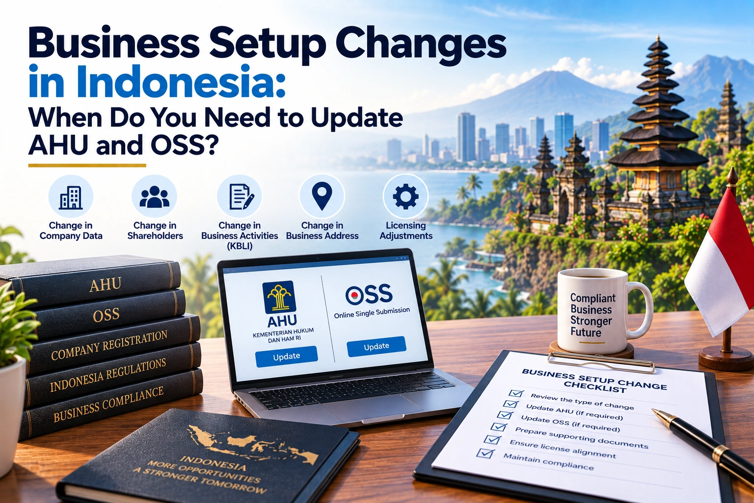 Business Setup Changes in Indonesia When Do You Need to Update AHU and OSS