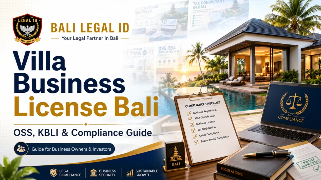 Villa Business License Bali A Practical Licensing Guide for Owners and Investors