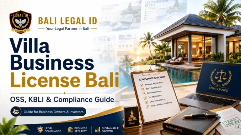 Villa Business License Bali A Practical Licensing Guide for Owners and Investors