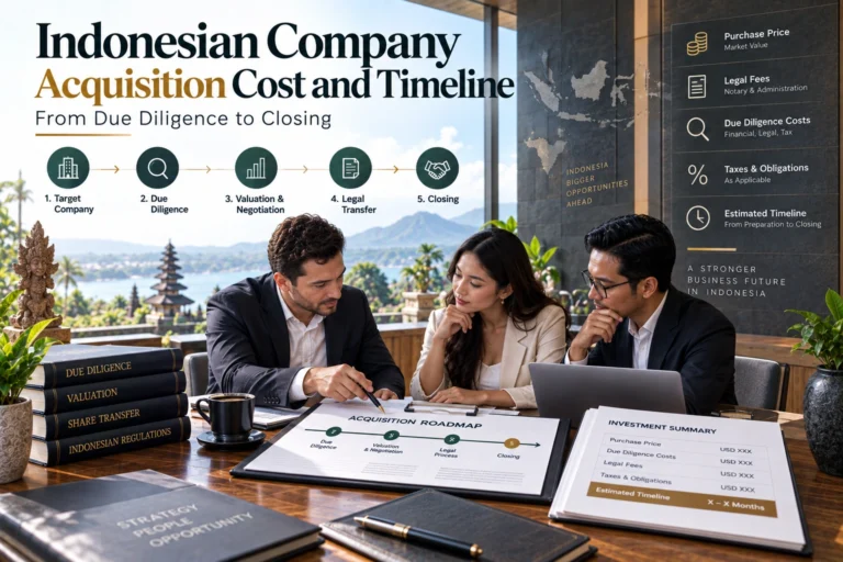 Indonesian Company Acquisition Cost Timeline