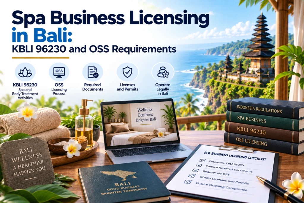 Spa Business Licensing in Bali KBLI 96230 and OSS Requirements
