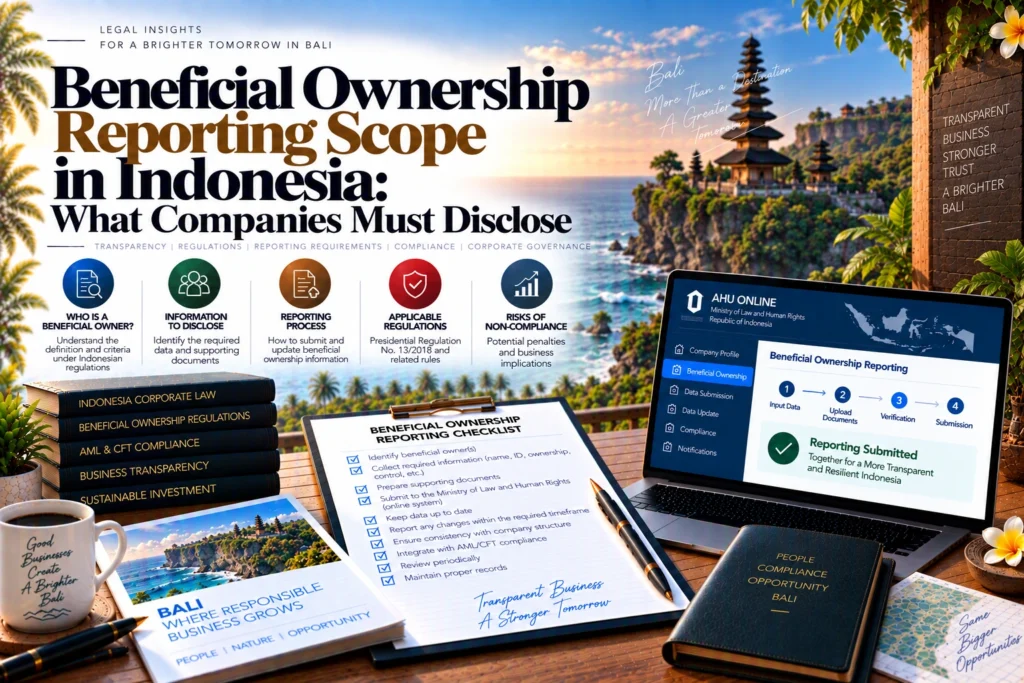 Beneficial Ownership Reporting Scope in Indonesia: What Companies Must Disclose
