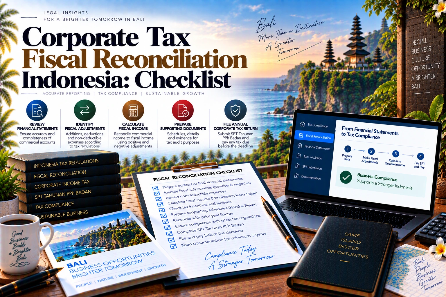 Corporate Tax Fiscal Reconciliation Indonesia: Checklist