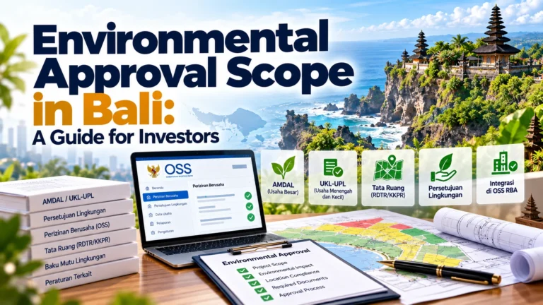 Environmental Approval Scope in Bali: A Guide for Investors