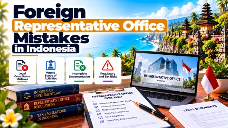 Foreign Representative Office Mistakes in Indonesia