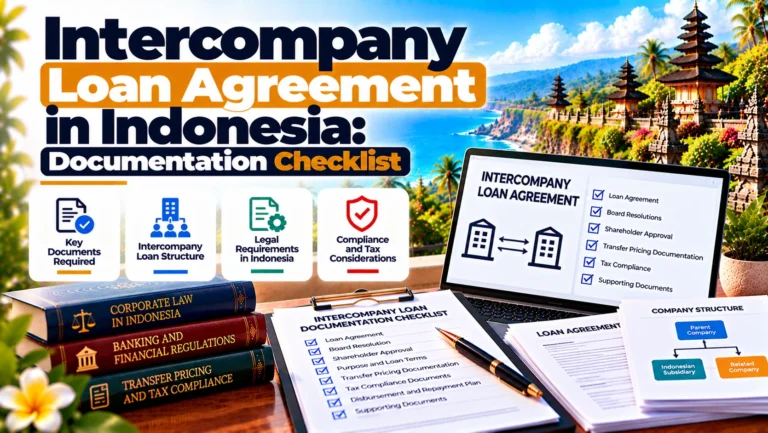 Intercompany Loan Agreement in Indonesia: Documentation Checklist