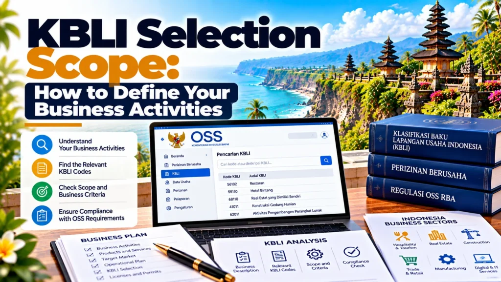 KBLI Selection Scope: How to Define Your Business Activities