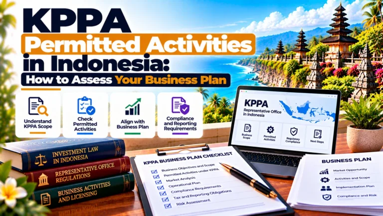 KPPA Permitted Activities in Indonesia: How to Assess Your Business Plan