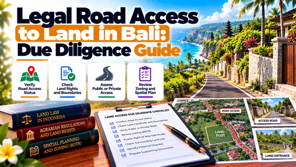 Legal Road Access to Land in Bali: Due Diligence Guide