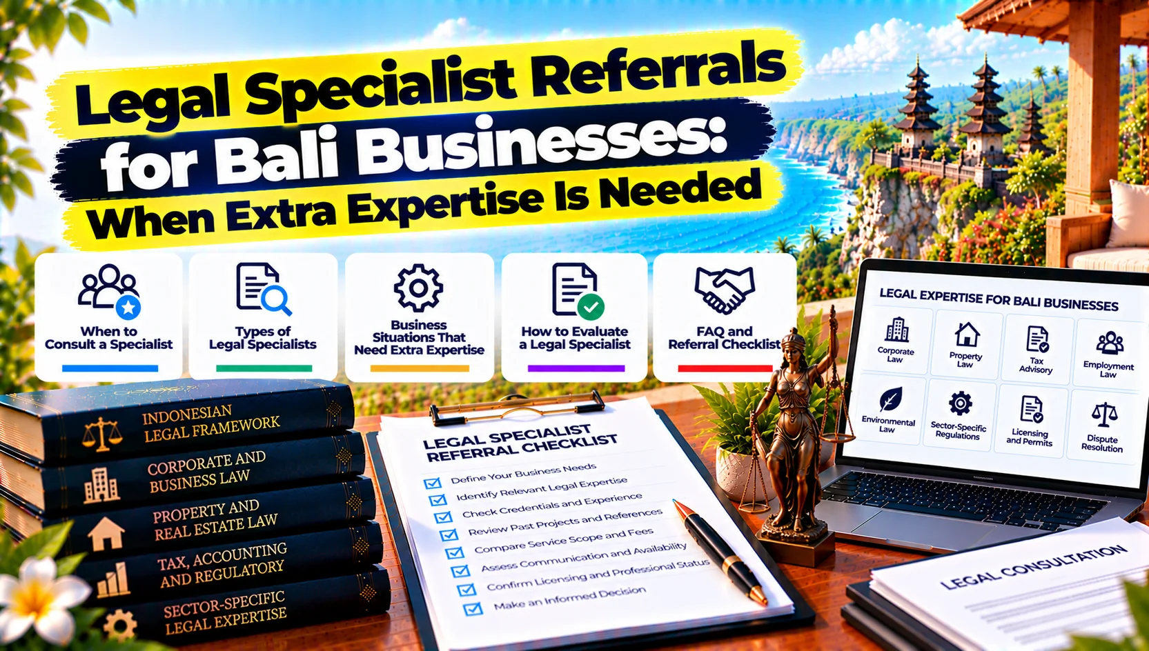 legal specialist referral bali business