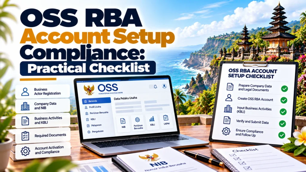 OSS RBA Account Setup Compliance: Practical Checklist